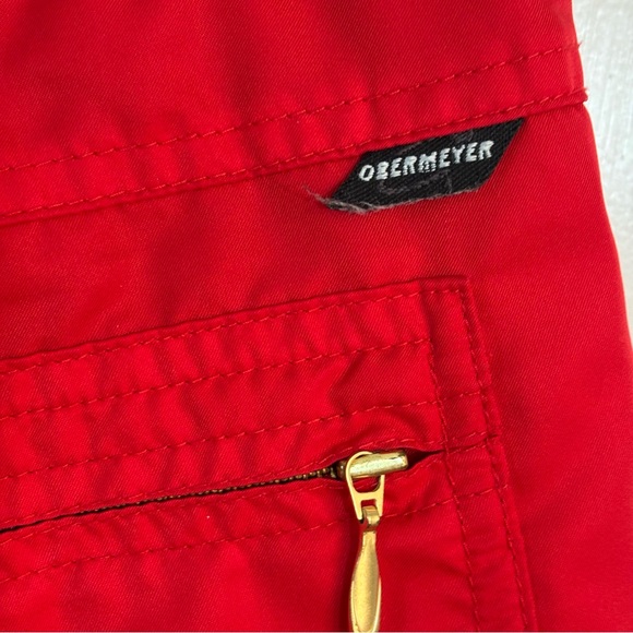 EUC! Obermeyer Red Ski Pants Women’s Sz 6 Snow Snowboard Ski Waterproof - Picture 5 of 15